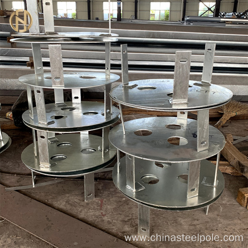 11m Galvanized Octagonal Electrical Steel Pole